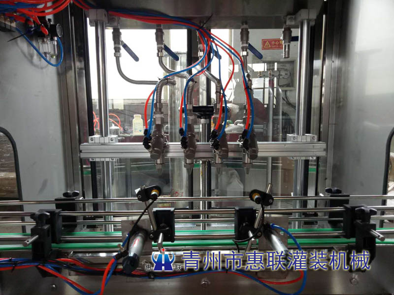 全自動果蔬清洗劑灌裝機多種灌裝量選擇 助力洗滌劑企業提高產能